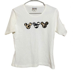 Vintage Disney World Animal Print /‎ Animal Kingdom Mikey Heads Size Large